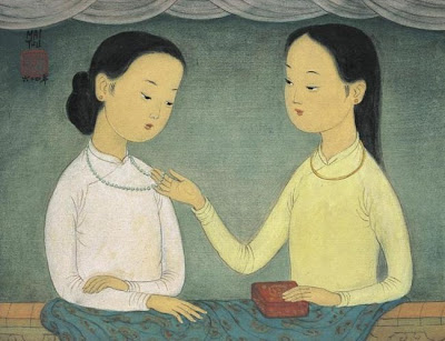 Women in Painting by Mai Trung Thu Vietnamese Artist