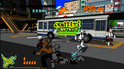 Jet Set Radio game footage 1