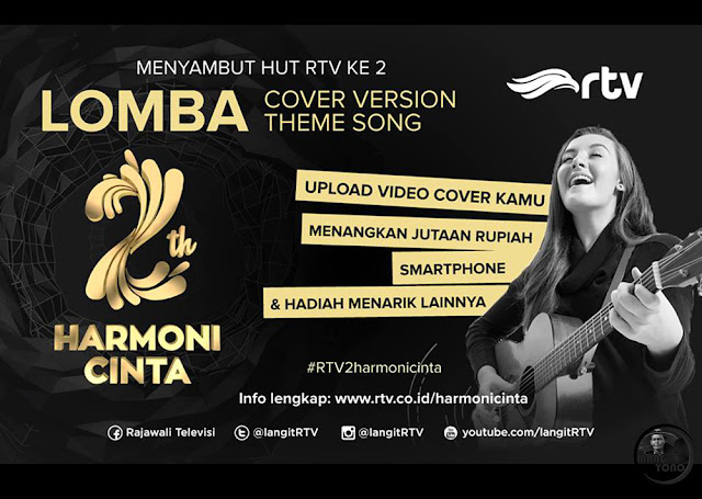 Lomba Cover Version Theme Song HUT Rajawali Televisi RTV 2th “Harmoni Cinta”