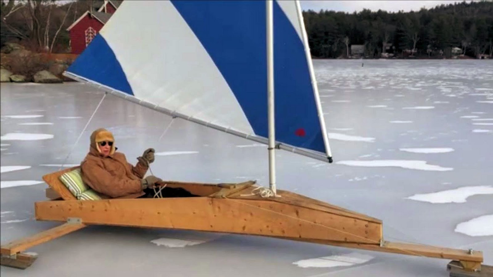 Outdoor Enthusiast: Ice Boating in New Hampshire