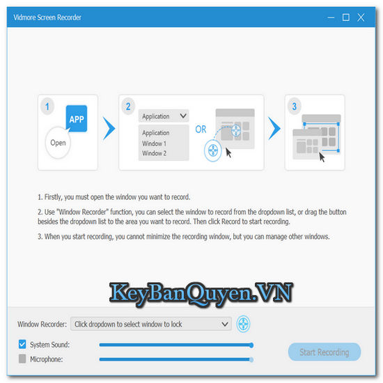 Mua Bán Key Bản Quyền Vidmore Screen Recorder,Phần mềm quay màn hình điện thoại ,Windows và MAC..