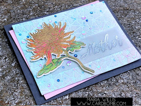 #cardbomb, #mariawillis, #heroarts, #simonsaysstamps, #stampinup, #ablognamedhero, #mum, #momsclematis, #timholtz, #watercolor, #embossingpaste, #heatemboss, #flowers, #sparkly, #stamps, #ink, #paper, #papercraft, creative, #craft, #handmade, #diy, #art, 