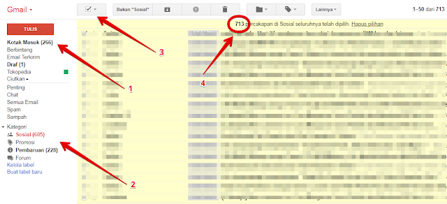 cara menghapus pesan email sekaligus di android, cara menghapus sampah di gmail android, cara menghapus kotak masuk email yahoo sekaligus, cara menghapus email gmail sekaligus di android