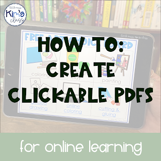 Creating Clickable PDFs for Online Learning