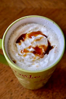White Hot Chocolate with Caramel and Toffee: Savory Sweet and Satisfying