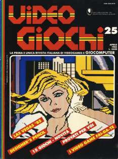 Videogiochi 25 - Aprile 1985 | ISSN 0392-8918 | CBR 215 dpi | Mensile | Videogiochi
Numero volumi : 45
Videogiochi è stata la prima rivista italiana dedicata ai videogiochi ad avere ampia diffusione e non rimanere relegata in mercati di nicchia, redatta dallo Studio Vit e pubblicata dal Gruppo Editoriale Jackson.
Dalla rivista nacque uno spin-off chiamato Home Computer, della durata di quindici numeri, che si occupava dell'informatica più seria, lasciando alla rivista madre le recensioni prettamente ludiche.
A partire dal numero 29, in seguito alla chiusura di Home Computer, le due testate vennero fuse tra loro e Videogiochi cambiò nome in Videogiochi e Computer.
Il numero 36 dell'Aprile del 1986 fu l'ultimo redatto dallo Studio Vit, che a partire dal mese successivo tornò nelle edicole con la nuova rivista Zzap!.
Videogiochi e Computer nella sua forma classica, termina con il numero 37 nel Settembre del 1986. Ritornò nelle edicole il mese successivo con il nome di Videogiochi News ed un nuovo formato A3 simile ai quotidiani. Nonostante si trattasse a tutti gli effetti di una nuova rivista si decise di dare continuità alla numerazione delle uscite della vecchia rivista.
Videogiochi News ebbe vita breve (solo 8 numeri pubblicati) e terminò le pubblicazioni con il numero 45 del Maggio 1987. in seguito la Jackson ha pubblicato un'altra rivista sul tema, intitolata C+VG Computer+Videogiochi, e pubblicata tra il 1991 e il 1995.