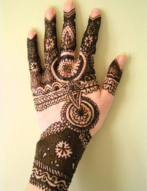 henna designs back hand