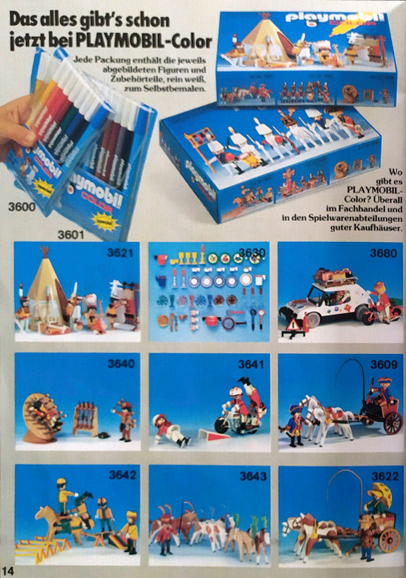 Indians with Teepee - Playmobil COLOR 3621