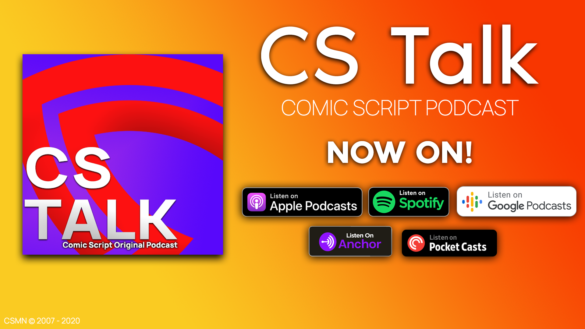 Comic Script Podcasts