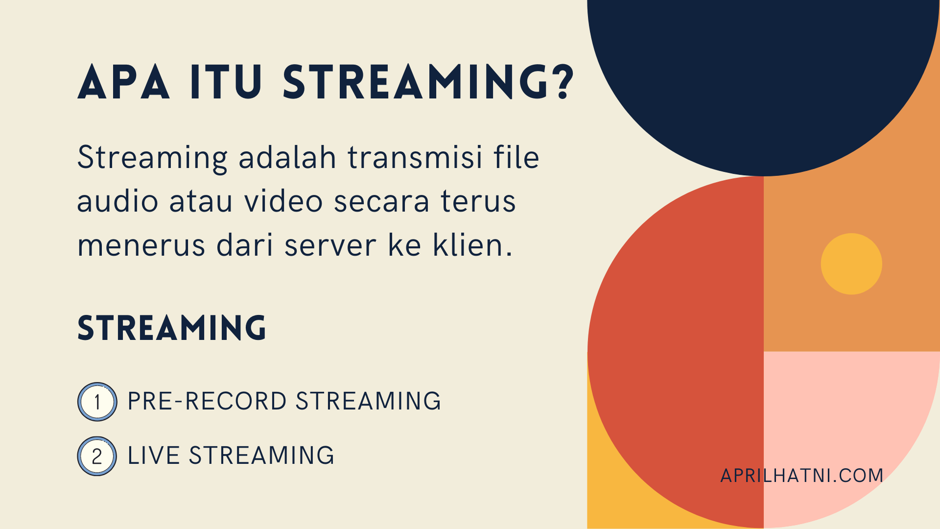 apa itu streaming