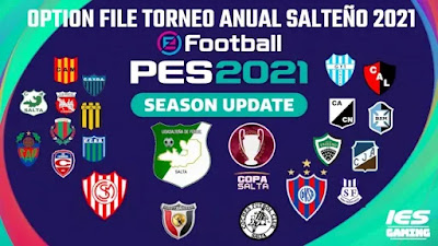 PES 2021 PS4/PS5 Option File Liga Salteño