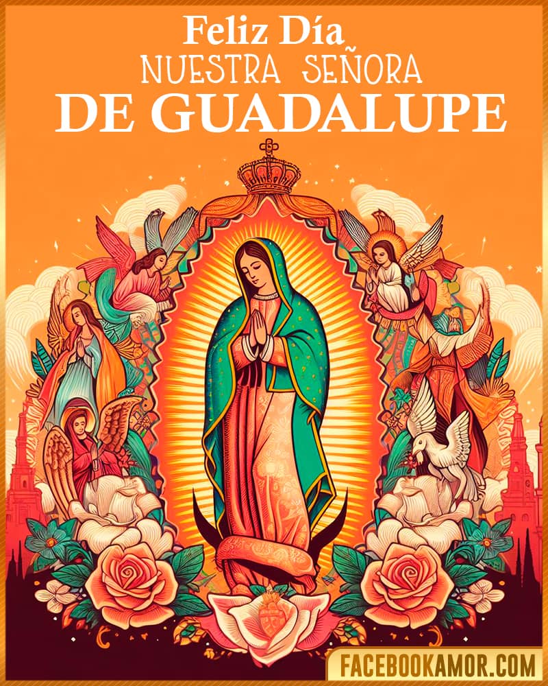 Feliz dia de la virgen de guadalupe