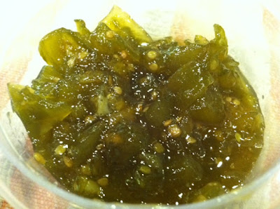  Green tomato marmalade with citrus