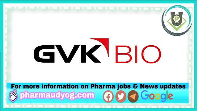 GVK bio | Hiring for Quality control department at Hyderabad