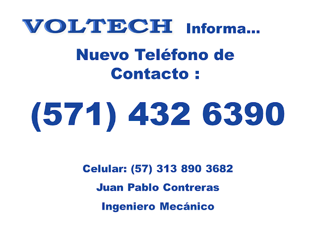 Voltech Teléfono de Contacto