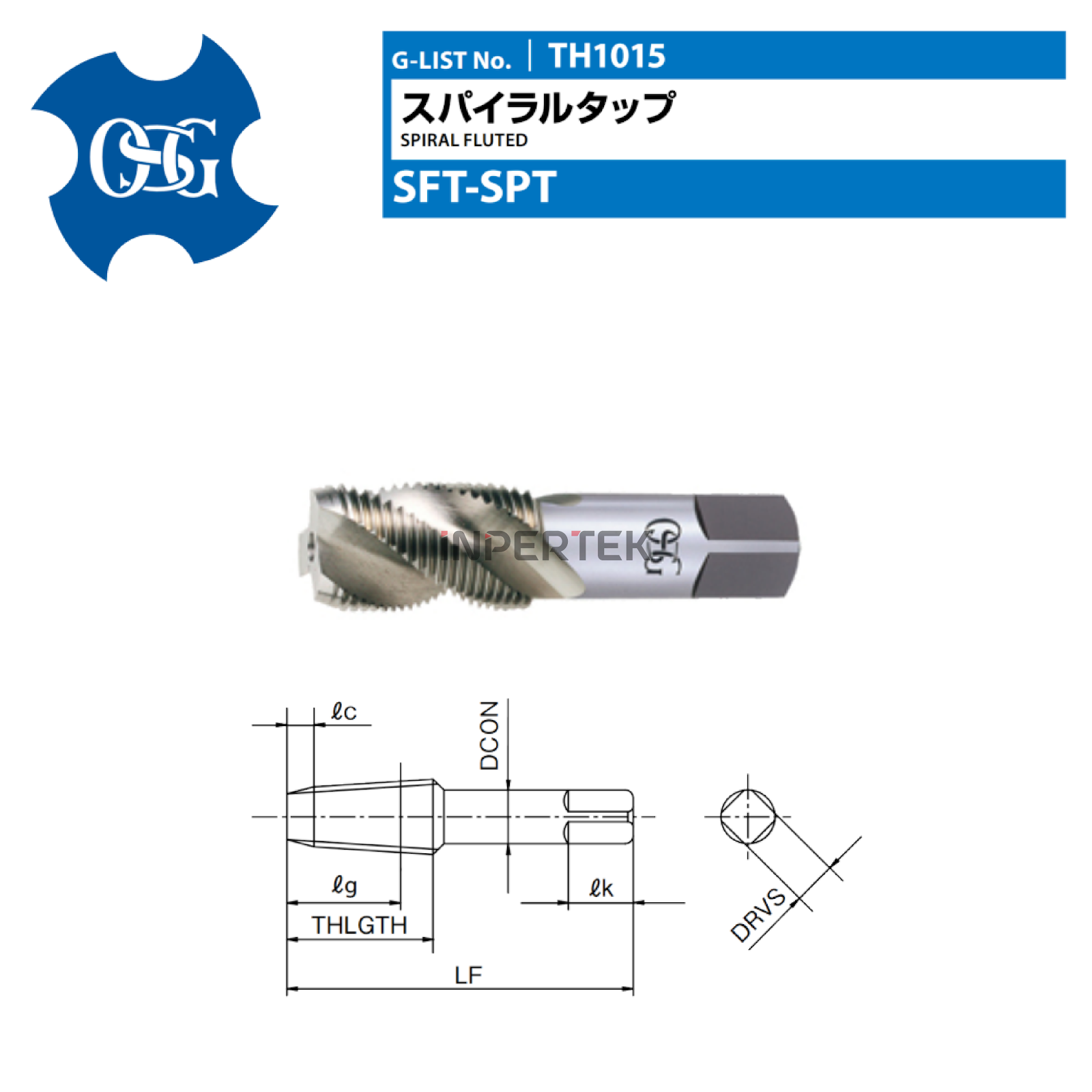 Tap Pipa OSG SFT SPT PF Pipe Spiral Ulir Sp-Hand Taps Thread Pembuat Drat Dalam Baut Manual YAMAWA YG-1 SKC