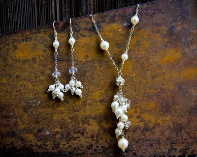 Custom Bridal Necklace & Earrings | Nicole Roloff