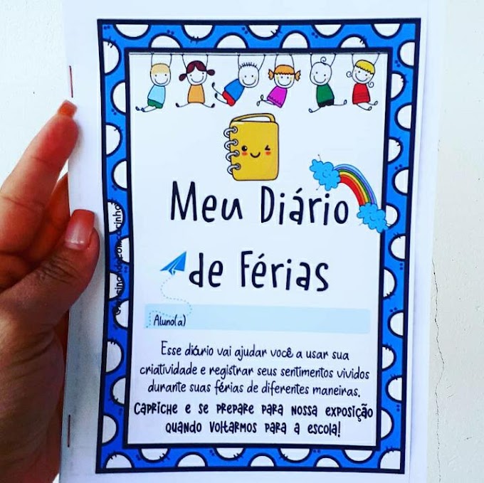Diário de registro das férias