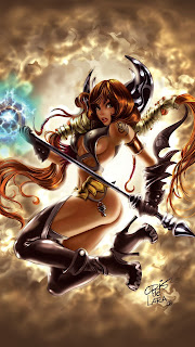 Hình nền Girl warrior 360x640 cho  điện thoại http://namkna.blogspot.com/