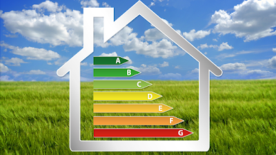 eco sign showing levels of energy usage