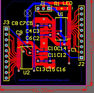 PCB layout design in altium