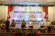 Road Show Zona Integritas Polres Metro Tangerang Kota, Berkomitmen Sasar 3 Kecamatan