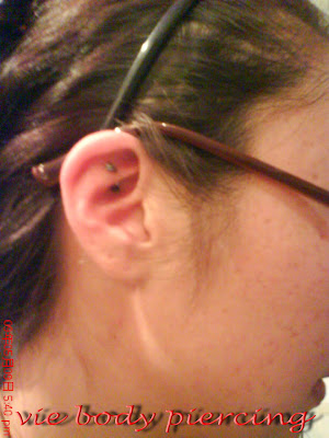 Rook piercing