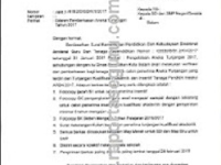 Surat Edaran Pemberkasan Aneka Tunjangan Guru dan Tenaga Kependidikan Tahun 2017