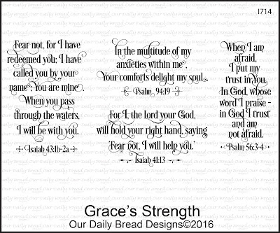 Our Daily Bread Designs Stamp Set - Grace's Strength