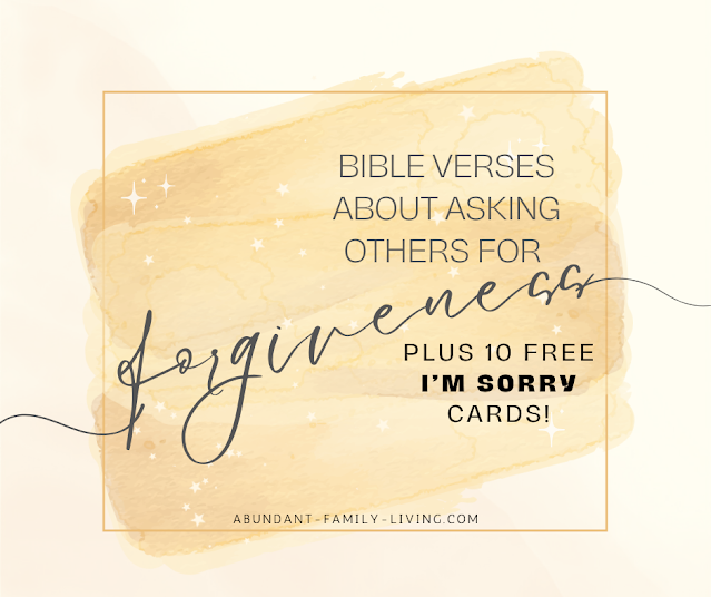 Bible Verses About Asking Others for Forgiveness