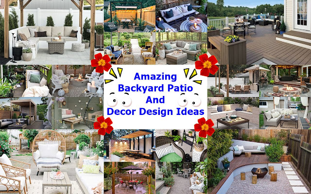 Amazing Backyard Patio And Decor Design Ideas