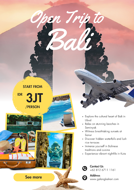 BALI-LOMBOK TOUR 5D4N Juni 2024 Travel Galang Bahari