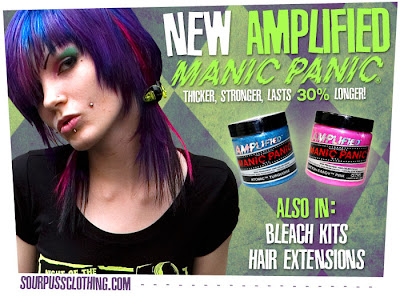 New Manic Panic Amplified hair dye!