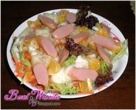 Dressing Salad Oren Valencia Mudah & Sedap. Jom Sihat 