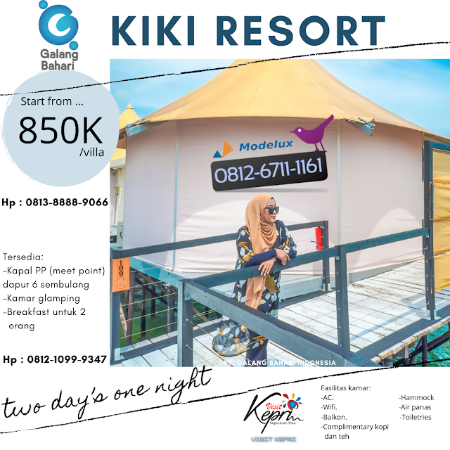 Pengalaman ke Kiki Beach Resort dengan Galang Bahari 0812-1099-9347