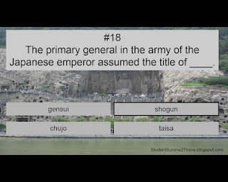 The correct answer is shogun.