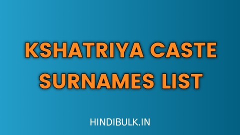 Kshatriya-caste-surnames