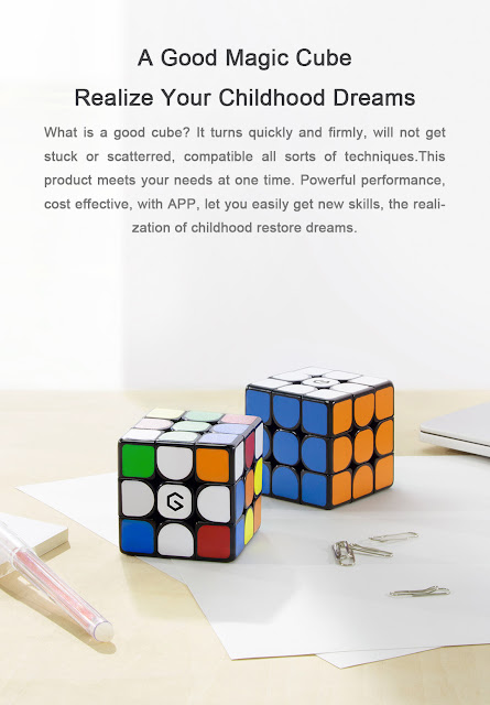 Xiaomi Giiker M3 Magnetic Cube 3x3x3 Vivid Color Square Magic Cube Puzzle Science Education Toy 