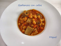 Garbanzos con callos