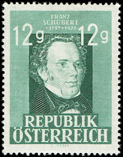 Austria 1947 Franz Schubert  Composer Music