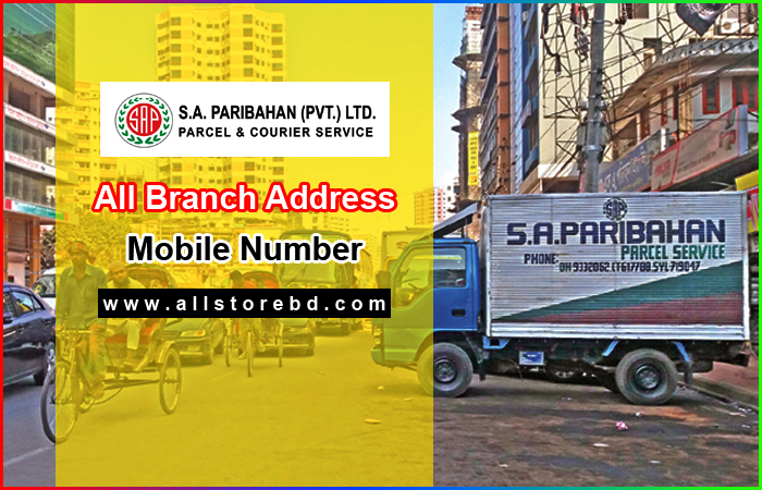 SA Paribahan All Branch Address And Mobile Number