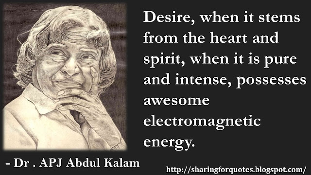 APJ abdul Kalam Inspirational Quotes  - 01 | Sharing for Quotes