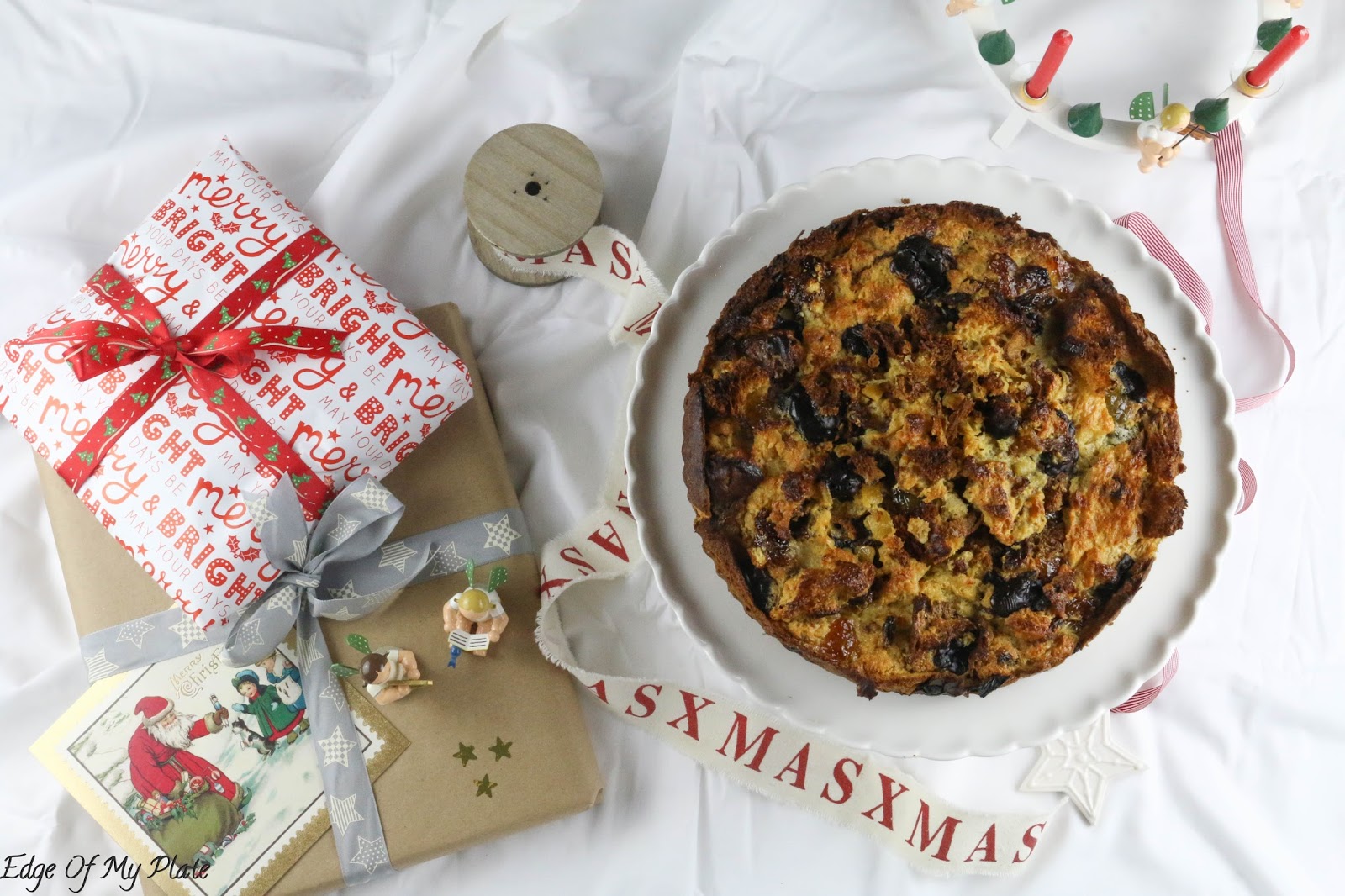 Edge Of My Plate Using Leftover Panettone Jamie Oliver S Christmas Bread And Butter Pudding