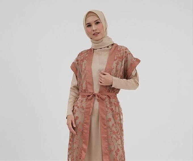 Outer Hijab Brokat Milenial Hitz