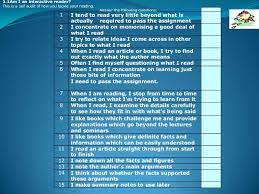 TASK 6 - Reading Academically Quiz