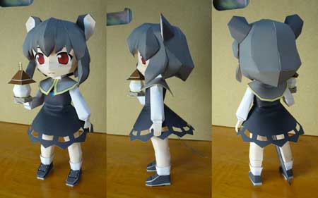 Touhou Nazrin Papercraft