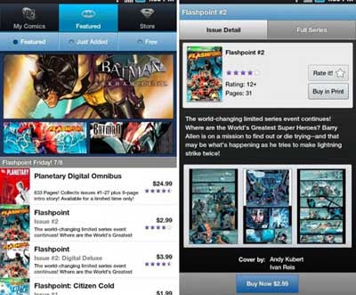 DC Comics Android App Available at Android Market