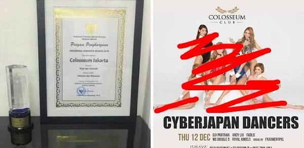 Pemprov DKI: Tanda Tangan Anies di Penghargaan Diskotek Colosseum Cetakan