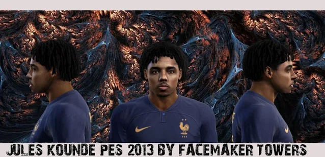 Jules Koundé Face 2023 For PES 2013