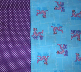 Pink Panther quilt challenge fabric